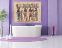 Фото: Виниловая наклейка для ванной Египет