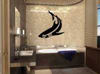 Фото: Виниловые наклейки в ванную комнату Рыбки