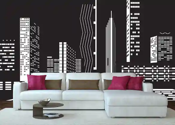 Фотообои для интерьера Черно-былые