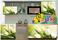 Декоративные наклейки на бебель для кухни - Тюльпаны