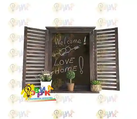 Меловая доска Окно