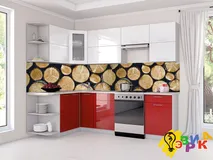 Кухонные скинали Брус