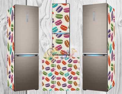 Фото: Дизайнерские наклейки на холодильник 3Д печенько
